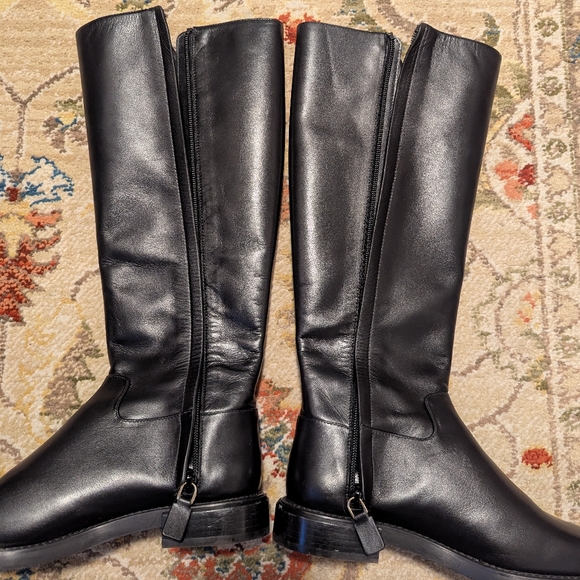 Stuart Weitzman Square Toe Riding Boot - Picture 6 of 15